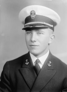 Race F. Crane, Midshipman - Portrait, 1933. Creator: Harris & Ewing.