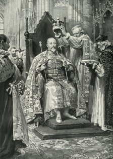 'The Crowning of Edward VII', 1902, (1911).  Creator: Unknown.