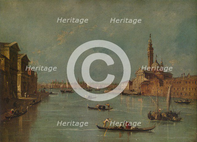 'The Island of San Giorgio, Venice', c1770, (1938). Artist: Francesco Guardi.