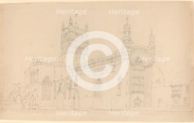 Tewkesbury Abbey. Creator: JMW Turner.
