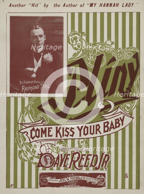 'Pliny come kiss your baby', 1899. Creators: Unknown, Bushnell.