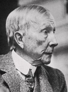 John D Rockefeller, American tycoon and philanthropist, in his later years, 20th century. Artist: Unknown