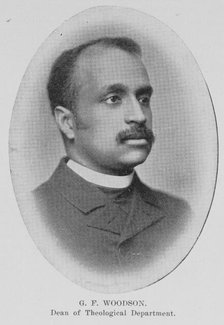 G. F. Woodson.  Dean of Theological Department, 1915. Creator: Unknown.