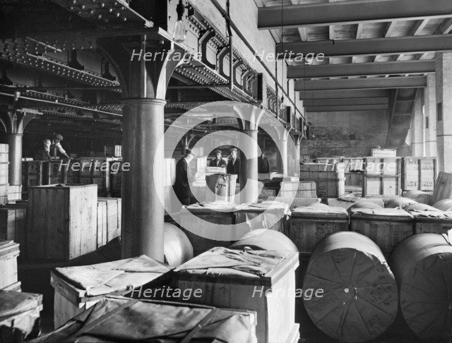 London and North West Railway Company goods shed, Leicester, Leicestershire, 1927. Artist: Unknown.