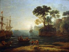 'Arrival of Aeneas in Italy. Morning of the Roman Empire', c.1620-1680. Artist: Claude Lorrain