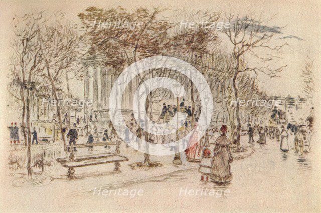 'Place de la Madeleine', 1915. Artist: Jean Francois Raffaelli.