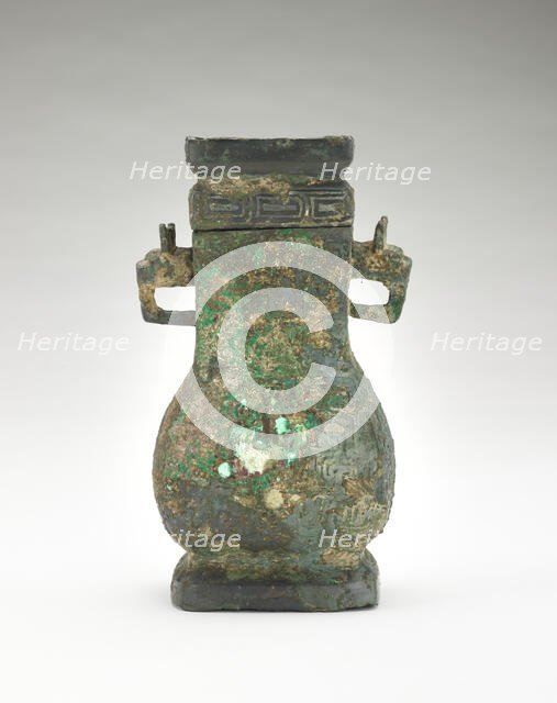 Ritual wine vessel (hu), Eastern Zhou dynasty, 8th century BCE. Creator: Unknown.