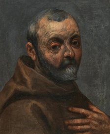 Self-Portrait As A Monk. Creator: Palma il Giovane, Jacopo, the Younger (1544-1628).