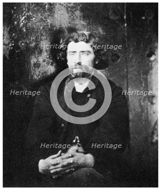 Dr Samuel Mudd, member of the Lincoln conspiracy, 1865 (1955). Artist: Unknown