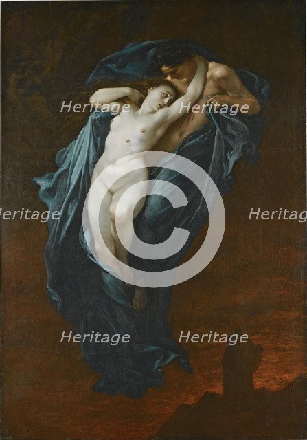 Paolo and Francesca. Artist: Doré, Gustave (1832-1883)
