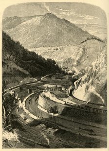 'Mauch Chunk and Mount Pisgah', 1872.  Creator: John J. Harley.