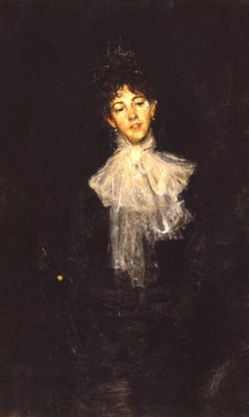 A Lady in Black, 1880. Creator: Kenyon Cox.