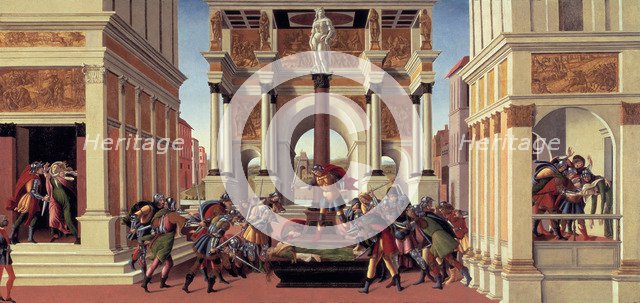 The Story of Lucretia, 1500. Artist: Botticelli, Sandro (1445-1510)