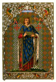 St Louis (Louis IX, King of France), 1886. Artist: Unknown