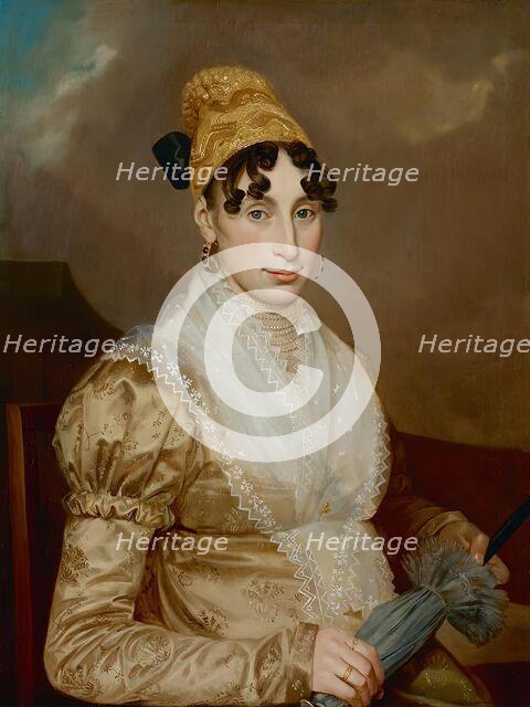 Lady with gold hood, c1814. Creator: Unknown.
