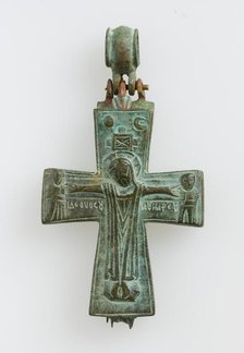 Reliquary Pendant, Byzantine, 10th-11th century. Creator: Unknown.