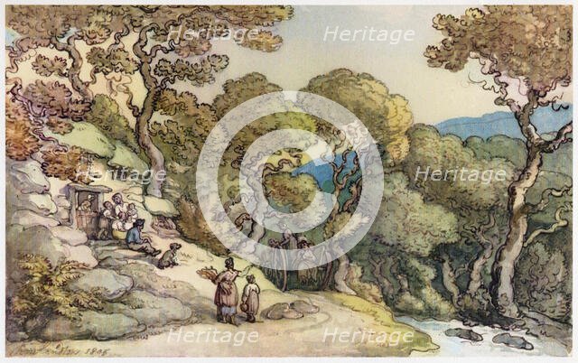 Country Scene in Cumberland, 1805. Creator: Thomas Rowlandson.