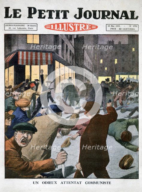 An odious communist attack, 1925. Artist: Unknown