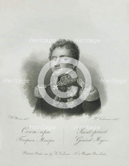 Guillaume Emmanuel Guignard, vicomte de Saint-Priest (1776-1814), 1813.