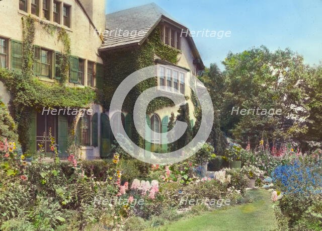 "Allgates," Horatio Gates Lloyd house, Cooperstown Road, Haverford, Pennsylvania, 1919. Creator: Frances Benjamin Johnston.