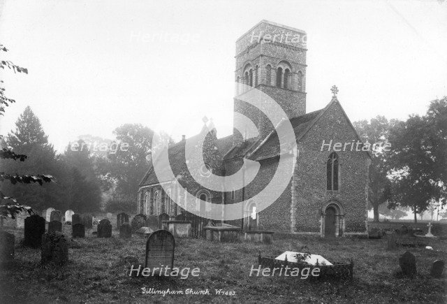 St Mary's Church, Gillingham, Norfolk, 1890-1910. Artist: Unknown