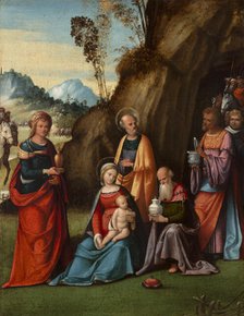 Adoration of the Magi, between 1510-1513. Creator: Benvenuto Tisi da Garofalo.