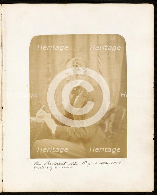 Untitled (The President of the Board of Health), 1856. Creator: Unknown.