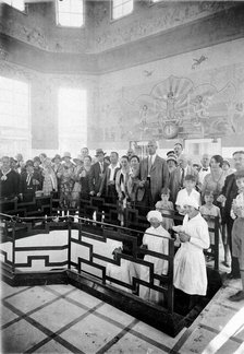 Franzensbad (Frantiskovy Lázne), Czechoslovakia: the interior of the Natalie Spring..., c1930s. Creator: Unknown.