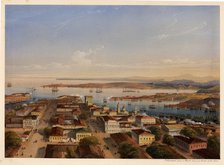 General View of Sevastopol, 1856. Artist: Bossoli, Carlo (1815-1884)