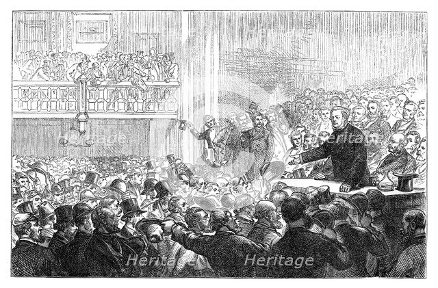 Mr Bright's vindication of the Queen, (late 19th century). Artist: Unknown