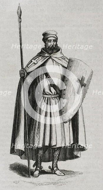 Knight Templar, Order of Solomon's Temple, 1852. Creator: Coderch.
