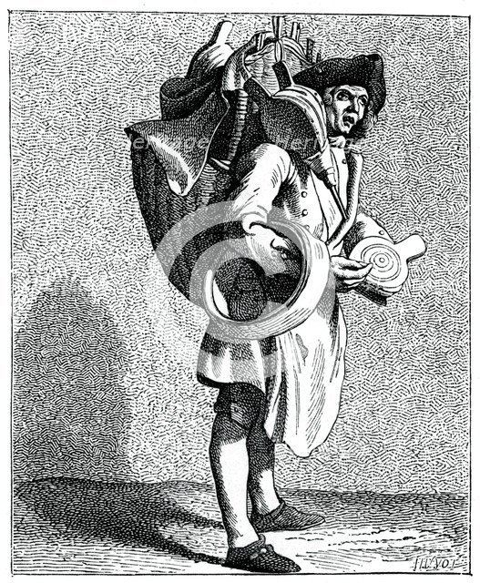 Bellows or buckets to mend!, 1737-1742.Artist: Bouchardon