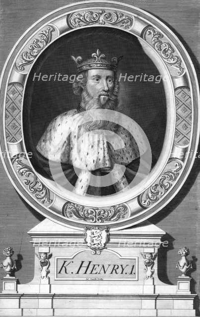 Henry I, King of England.Artist: J Smith
