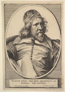 Inigo Jones, 1655. Creator: Wenceslaus Hollar.