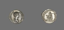 Denarius (Coin) Portraying Emperor Geta, 199-204. Creator: Unknown.
