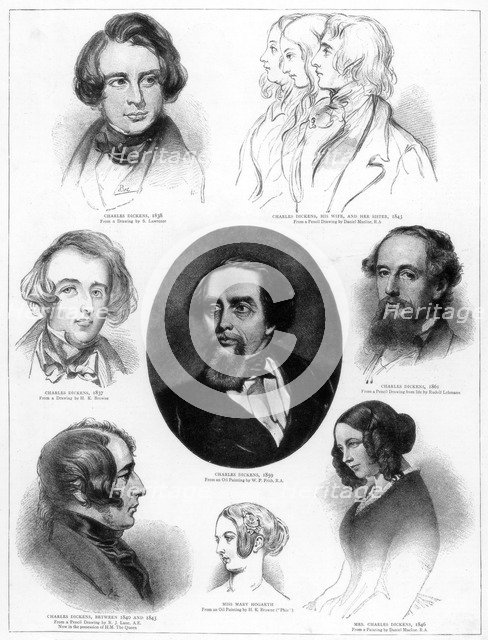 Charles Dickens (1812-1870), English novelist, 1892. Artist: Unknown