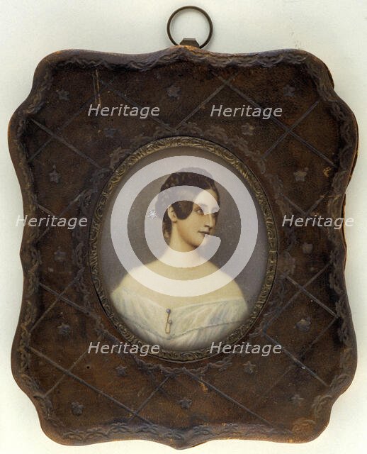 Portrait of a lady, 1860. Creator: Unknown.