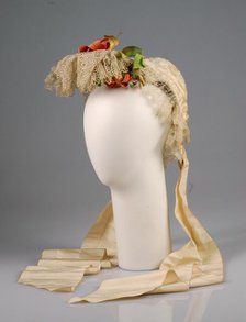 Bonnet, American, 1863-68. Creator: Unknown.