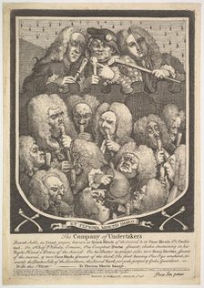 The Company of Undertakers, March 3, 1736. Creator: William Hogarth.
