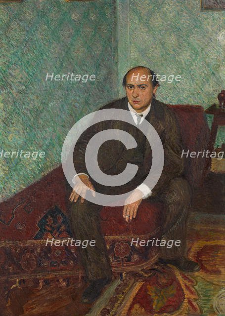 Portrait of Arnold Schönberg, c. 1907. Creator: Gerstl, Richard (1883-1908).