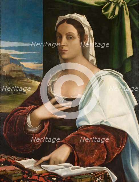 Vittoria Colonna (1490-1547). Artist: Piombo, Sebastiano, del (1485-1547)