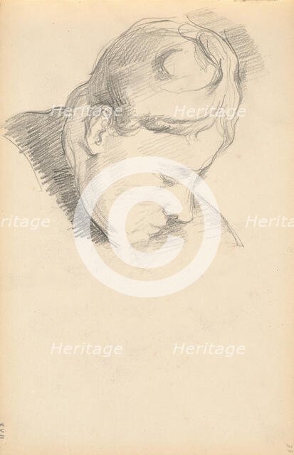 Madame Cézanne with her Head Lowered, 1893/1896. Creator: Paul Cezanne.