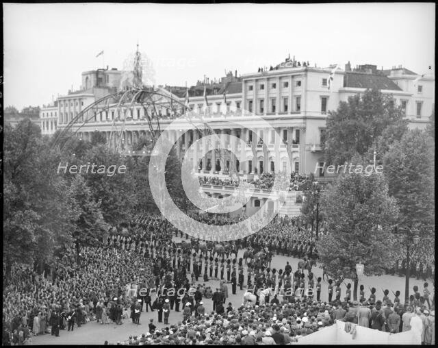 Coronation of Queen Elizabeth II, The Mall, City of Westminster, London, 1953. Creator: Ministry of Works.