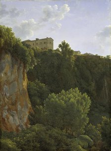 Gorge at Cività Castellana, 1787. Creator: Jean Joseph Xavier Bidauld.