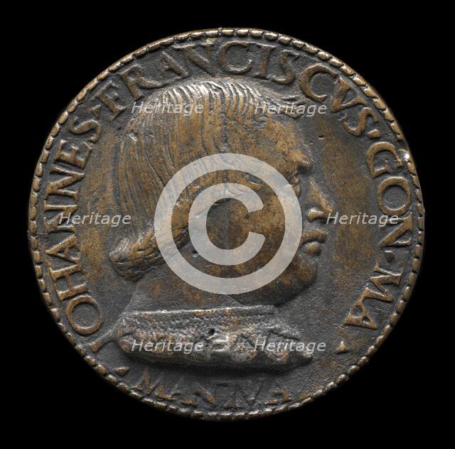 Gianfrancesco Gonzaga di Rodigo, 1445-1496, Lord of Bozzolo, Sabbioneta...[obverse]. Creator: Unknown.
