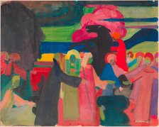 Untitled, c1909. Creator: Kandinsky, Wassily Vasilyevich (1866-1944).