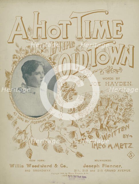 'A hot time in the old town', 1896. Creator: Unknown.
