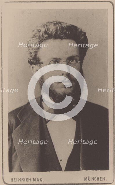 Portrait of Edmund Naumann (1854-1927), 1872. Creator: Photo studio Heinrich Max, Munich  .