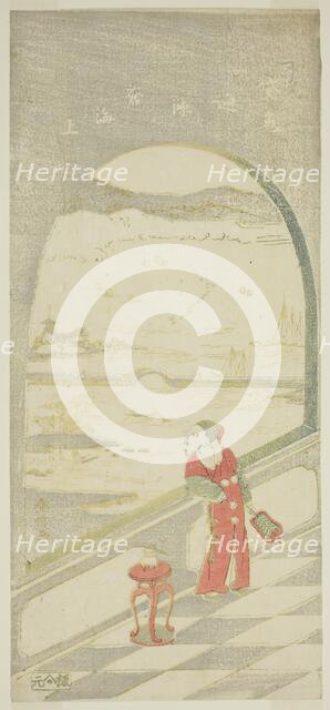 Chinese Poet, c. 1761/65. Creator: Suzuki Harunobu.