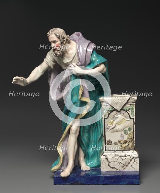 Figure of Demosthenes, c. 1800. Creator: Enoch Wood (British, 1759-1840).